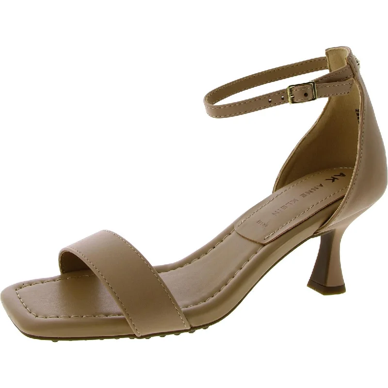 Special Offers, Don't Miss Womens Faux Leather Square Toe Heels